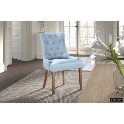 Chaise 'Fancy' Tissus Bleu