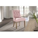 Chaise 'Fancy' Tissus Rose